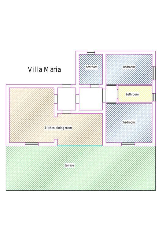 Villa Maria Una Finestra Sul Mare Valderice Szoba fotó